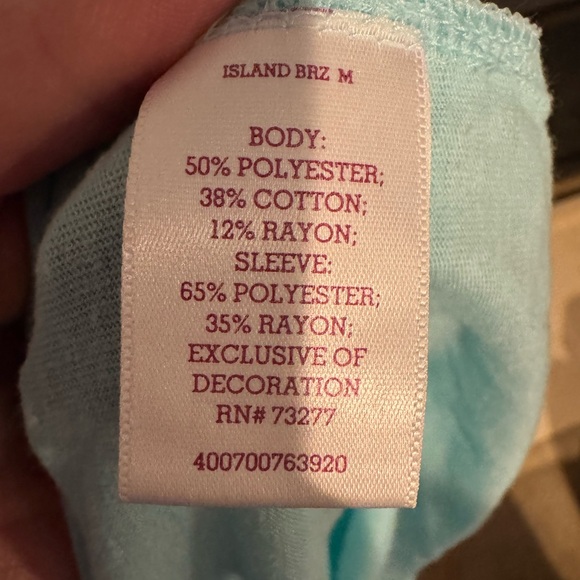 SO women’s short sleeve tshirt, blue and white, medium - Picture 6 of 8